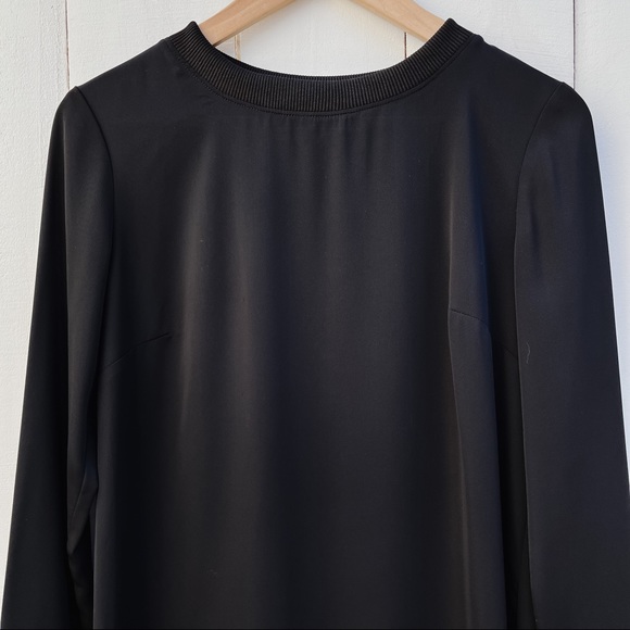 Amanda Uprichard Long Sleeve Black Tunic Dress Women’s Small - Picture 3 of 11